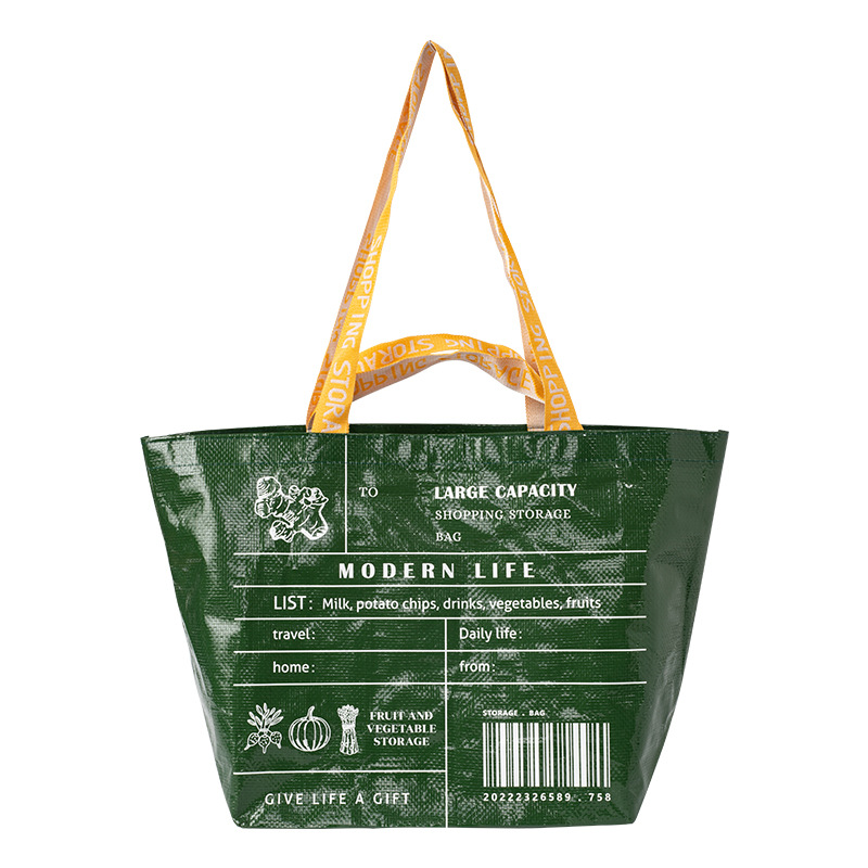 Custom Laminated PP Woven Shopping Tote Bags